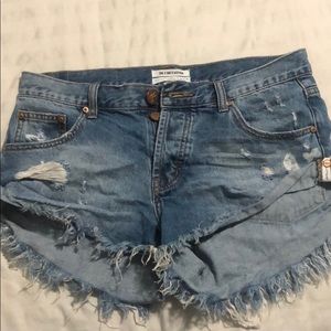 One Teaspoon Bandit shorts size 27